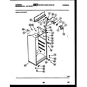 Frigidaire GTN140AG1 cabinet parts diagram