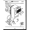 Frigidaire GTN140AG1 system and automatic defrost parts diagram
