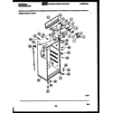 White-Westinghouse GTN175BH1 cabinet parts diagram