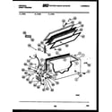 Kelvinator H15A chest freezer parts diagram