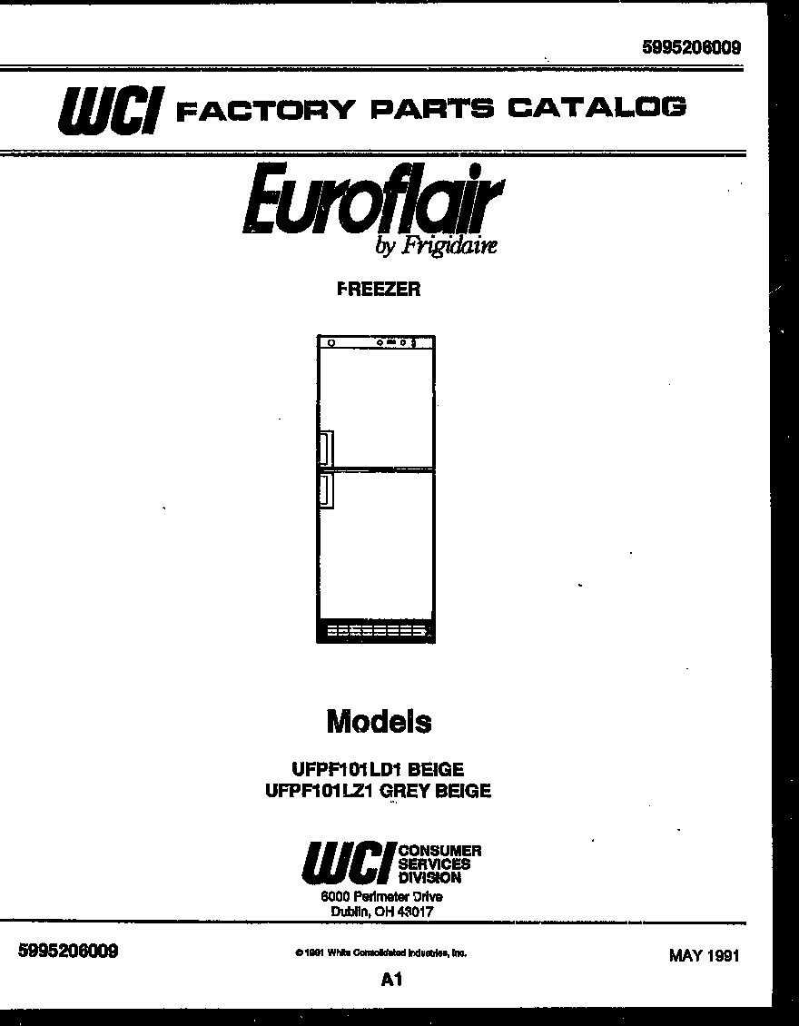 Frigidaire UFPF101LZ1 null diagram