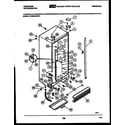 Frigidaire FPCE22V3FL1 cabinet parts diagram
