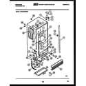 Frigidaire FPCE24VWPL0 cabinet parts diagram
