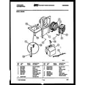 Frigidaire MR40N2 water and condensing parts diagram