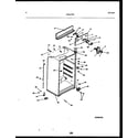 Frigidaire FPD17TFW1 cabinet parts diagram