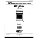 Frigidaire GPG34BNW3 cover diagram