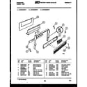 Frigidaire GPG34BNW3 backguard diagram