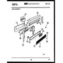Frigidaire GPG39WNW2 backguard diagram