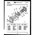 Frigidaire GPG39WNW2 door parts diagram