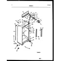 Frigidaire GTN198HH3 cabinet parts diagram