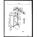 Frigidaire FPS21TPL0 cabinet parts diagram