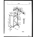 Frigidaire FPS21TPL0 cabinet parts diagram
