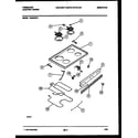 Frigidaire RA30NL4 cooktop and broiler parts diagram