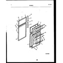Frigidaire FP18TFL4 door parts diagram