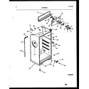 Frigidaire FP18TFL4 cabinet parts diagram
