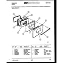 Frigidaire GG32NW3 door parts diagram