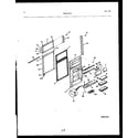 Frigidaire FPCE21TPH1 door parts diagram