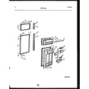 Frigidaire FPE19TRL0 door parts diagram