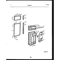 Frigidaire FPE19TRL0 door parts diagram