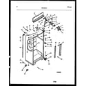 Frigidaire FPCE21TPH0 cabinet parts diagram