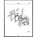 Frigidaire FPCE19TPL1 door parts diagram