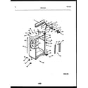Frigidaire FPCE19TPL1 cabinet parts diagram
