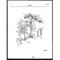 Frigidaire FPCE19TPL1 cabinet parts diagram