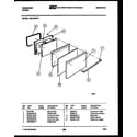 Frigidaire G30LPNL3 door parts diagram