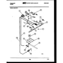 Frigidaire G30LPNL3 burner, manifold and gas control diagram