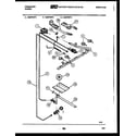 Frigidaire G30PNL2 burner, manifold and gas control diagram