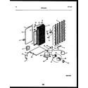 Frigidaire FPCI19VPW1 system and automatic defrost parts diagram