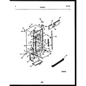 Frigidaire FPCE24VPW0 cabinet parts diagram