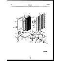 Frigidaire FPCE24VPW0 system and automatic defrost parts diagram
