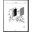 Frigidaire FPCE24VPW0 system and automatic defrost parts diagram