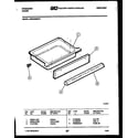 Frigidaire REG433MDW5 drawer parts diagram