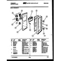 Frigidaire REG638BNL2 control panel diagram