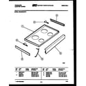 Frigidaire REG638BNL2 cooktop parts diagram