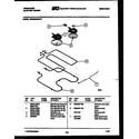 Frigidaire REG638BNL2 broiler parts diagram