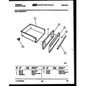 Frigidaire REG638BNL2 drawer parts diagram