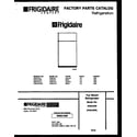 Frigidaire FPW18TPLL1 cover diagram
