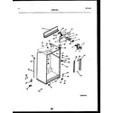Frigidaire FPW18TPLL1 cabinet parts diagram