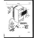 Frigidaire FPW18TPLL1 system and automatic defrost parts diagram