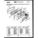 Frigidaire GP32BNW4 backguard diagram