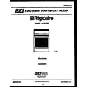 Frigidaire RA30NL3 cover diagram
