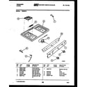 Frigidaire G30NL5 cooktop parts diagram