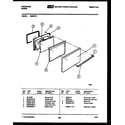 Frigidaire G30NL5 door parts diagram