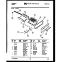 Frigidaire G30NL5 broiler drawer parts diagram