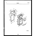 Frigidaire GTL160WK1 door parts diagram