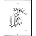 Frigidaire ATN152WK1 cabinet parts diagram