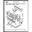 Frigidaire DEILL3 console and control parts diagram